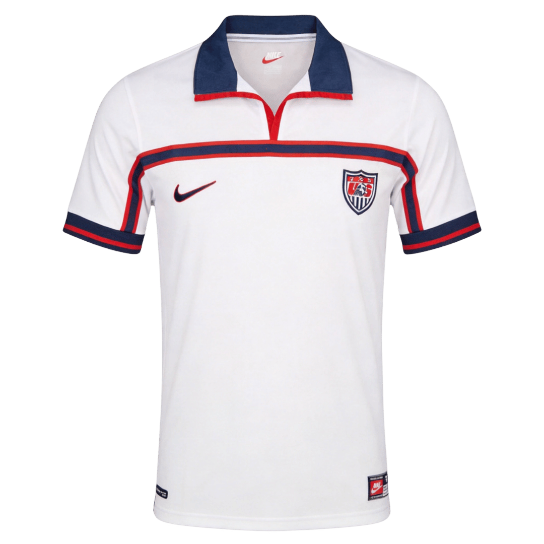 USA 1998 Retro Jersey Home Soccer Shirt - bestsoccerstore