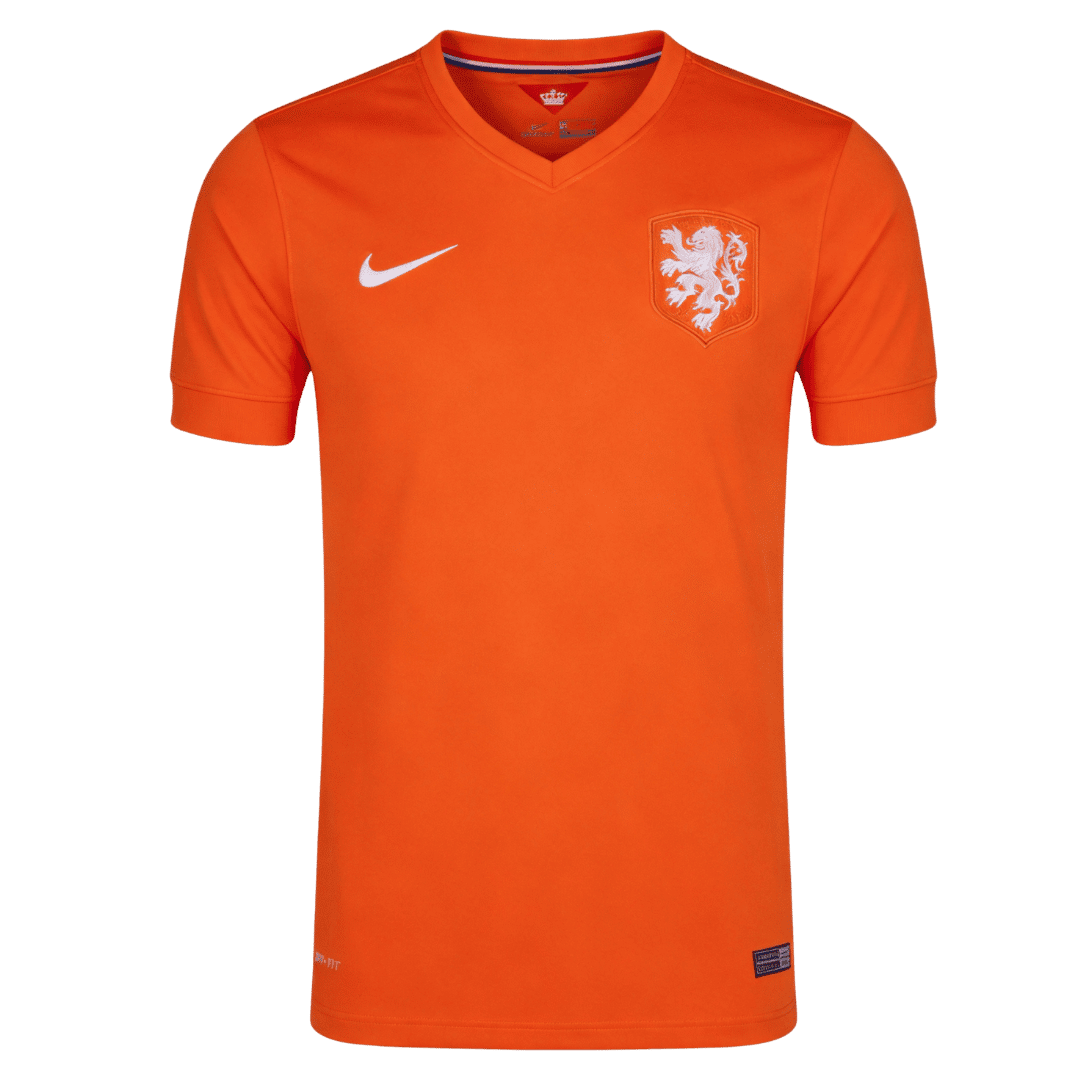 Netherlands 2014 Retro Jersey Home Soccer Shirt - bestsoccerstore