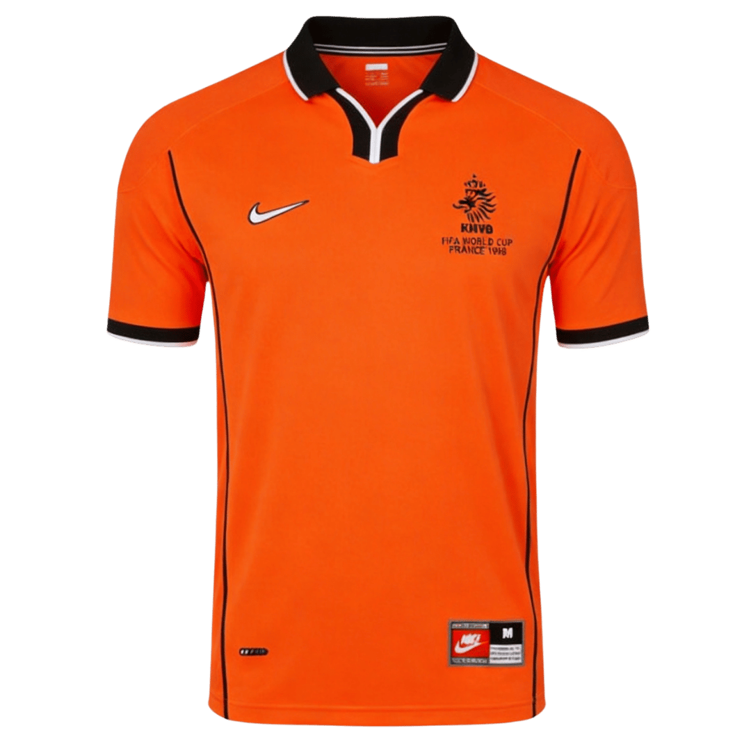 Netherlands 1998 Retro Jersey Home Soccer Shirt - bestsoccerstore