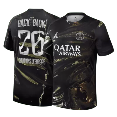 PSG Champions of Europe #26 Soccer Jersey Custom Shirt 2025/26 - bestsoccerstore