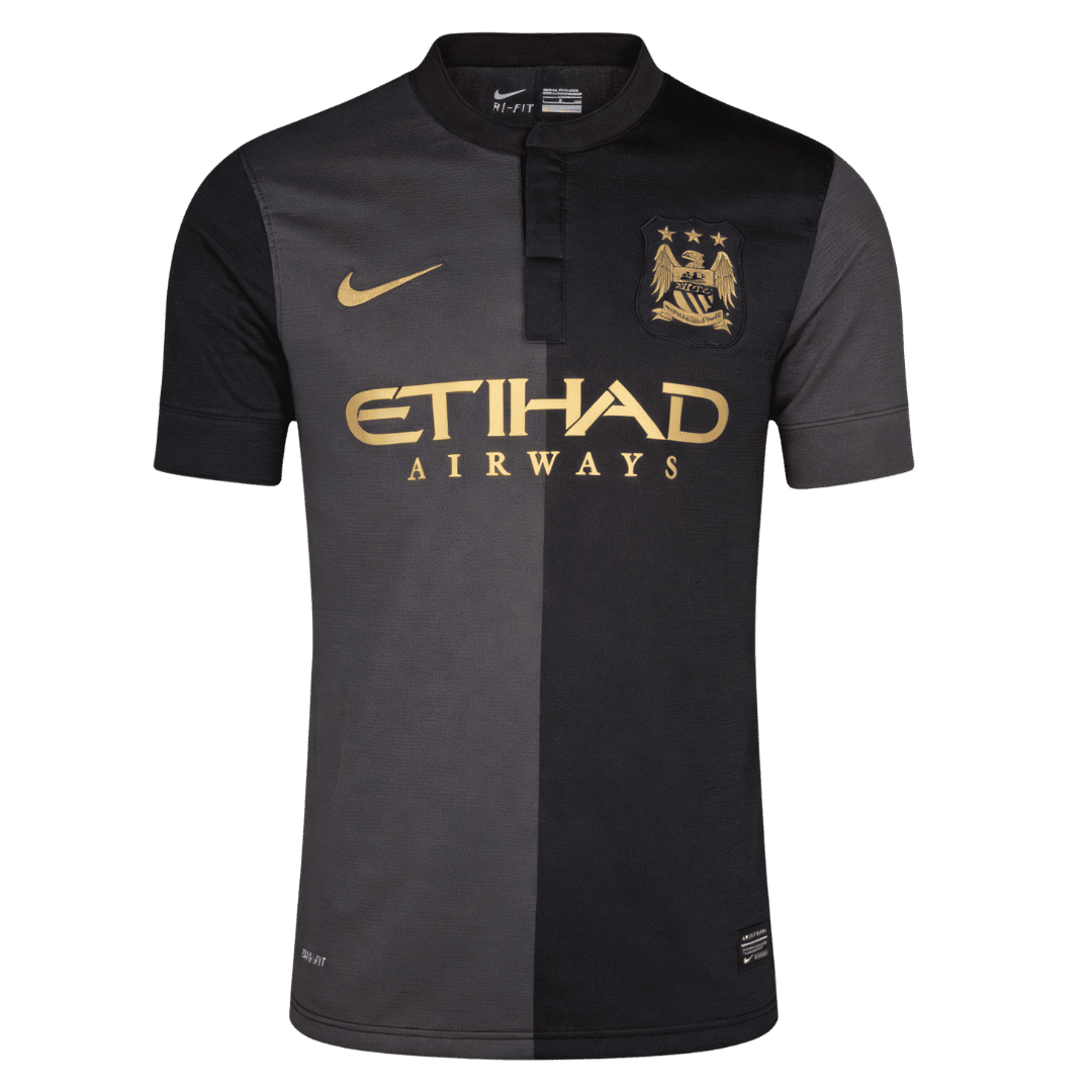 Manchester City 2013/14 Retro Jersey Away Soccer Shirt - bestsoccerstore