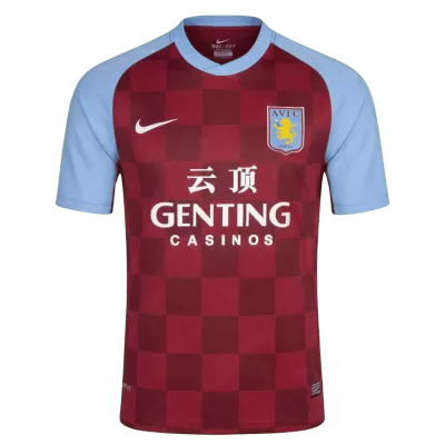 Aston Villa 2011/12 Retro Jersey Home Soccer Shirt - bestsoccerstore