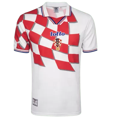 Croatia 1998 Retro Jersey Home Soccer Shirt - bestsoccerstore