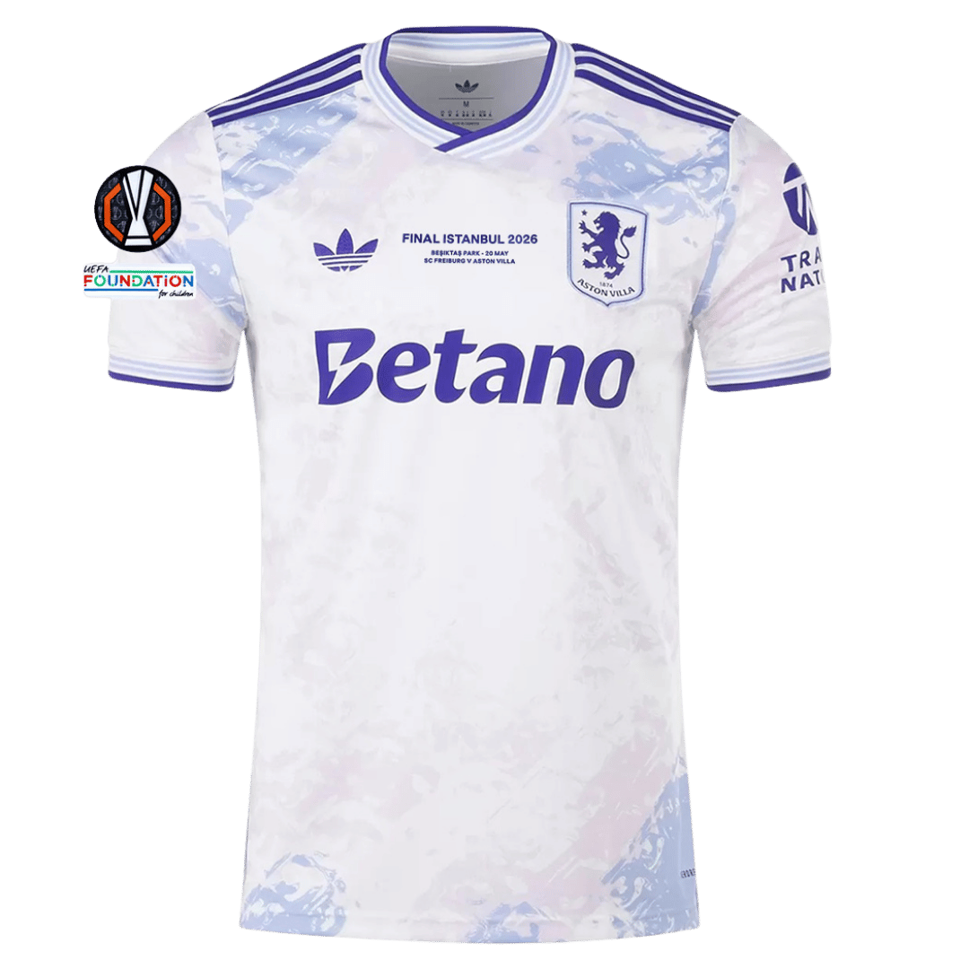 Aston Villa Soccer Jersey Third Away Custom Shirt 2025/26 - UCL Final - bestsoccerstore