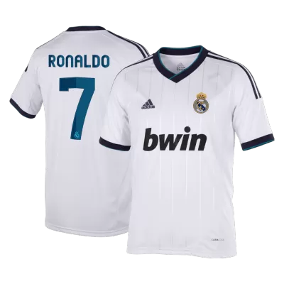 RONALDO #7 Real Madrid Retro Jersey Home Soccer Shirt 2012/13 - bestsoccerstore