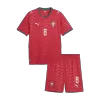 Kids Portugal B. FERNANDES #8 Home Custom Soccer Kits World Cup 2026 - bestsoccerstore