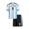 Kids Argentina J.ÁLVAREZ #9 Home Custom Soccer Kits World Cup 2026 - bestsoccerstore