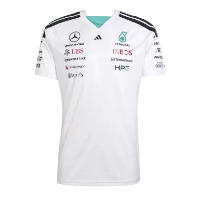 Mercedes AMG Petronas F1 Racing Team White T-Shirt 2026 - bestsoccerstore