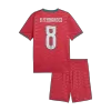 Kids Portugal B. FERNANDES #8 Home Custom Soccer Kits World Cup 2026 - bestsoccerstore