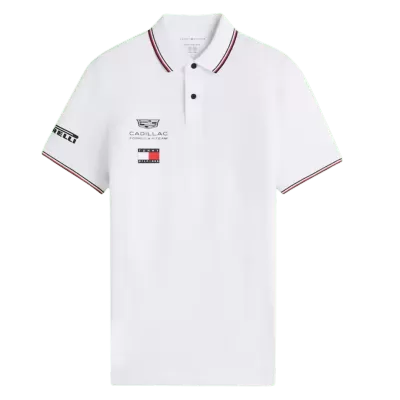 Cadillac F1 White Polo Shirt 2026 - bestsoccerstore