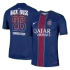 PSG Champions of Europe #26 Player Version Home Soccer Jersey 2025/26  - bestsoccerstore