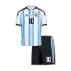 Kids Argentina MESSI #10 Home Custom Soccer Kits World Cup 2026 - bestsoccerstore