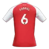 Arsenal GABRIEL #6 Soccer Jersey Home Custom Shirt 2025/26 - bestsoccerstore