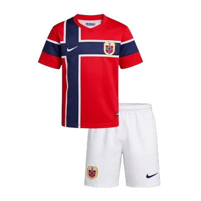 Kids Norway Home Custom Soccer Kits World Cup 2026 - bestsoccerstore