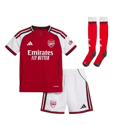 Kids Arsenal Home Custom Full Soccer Kits 2026/27 - bestsoccerstore