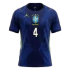 Brazil MARQUINHOS #4 Soccer Jersey Away Custom Shirt World Cup 2026 - bestsoccerstore