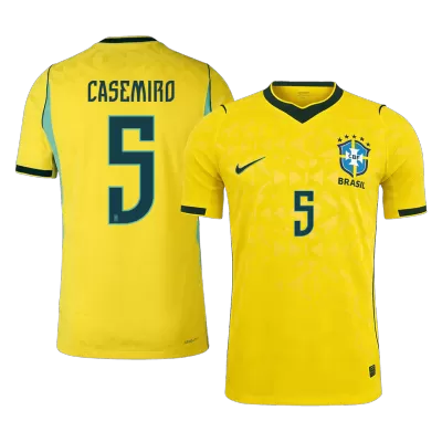 Brazil CASEMIRO #5 Custom Player Version Home Soccer Jersey World Cup 2026 - bestsoccerstore
