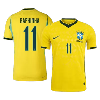 Brazil RAPHINHA #11 Custom Player Version Home Soccer Jersey World Cup 2026 - bestsoccerstore