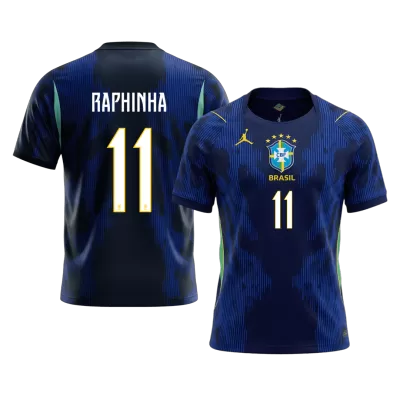 Brazil RAPHINHA #11 Soccer Jersey Away Custom Shirt World Cup 2026 - bestsoccerstore