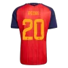 Spain PEDRI #20 Soccer Jersey Home Custom Shirt World Cup 2026 - bestsoccerstore