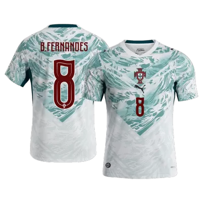 Portugal B.FERNANDES #8 Soccer Jersey Away Custom Shirt World Cup 2026 - bestsoccerstore
