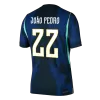 Brazil JOÃO PEDRO #22 Custom Player Version Away Soccer Jersey World Cup 2026 - bestsoccerstore