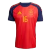 Spain RODRIGO #16 Soccer Jersey Home Custom Shirt World Cup 2026 - bestsoccerstore
