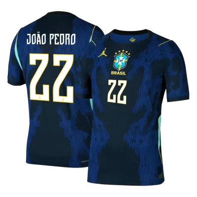 Brazil JOÃO PEDRO #22 Custom Player Version Away Soccer Jersey World Cup 2026 - bestsoccerstore