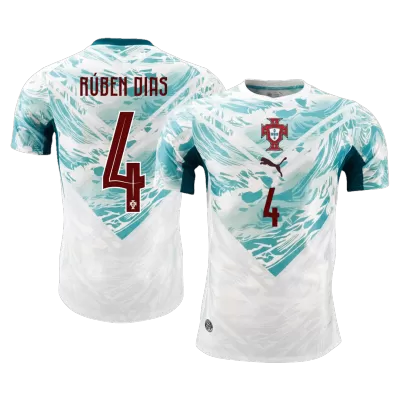 Portugal RÚBEN DIAS #4 Custom Player Version Away Soccer Jersey World Cup 2026 - bestsoccerstore
