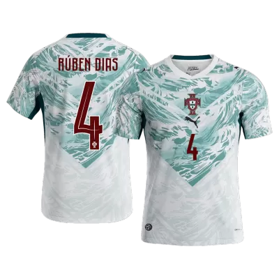 Portugal RÚBEN DIAS #4 Soccer Jersey Away Custom Shirt World Cup 2026 - bestsoccerstore