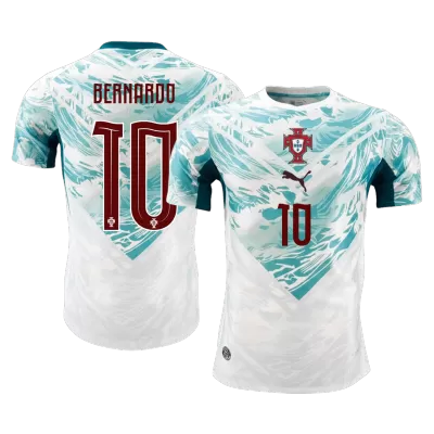 Portugal BERNARDO #10 Custom Player Version Away Soccer Jersey World Cup 2026 - bestsoccerstore