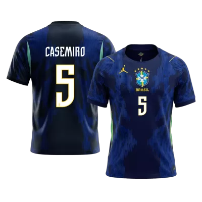 Brazil CASEMIRO #5 Soccer Jersey Away Custom Shirt World Cup 2026 - bestsoccerstore