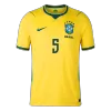 Brazil CASEMIRO #5 Soccer Jersey Home Custom Shirt World Cup 2026 - bestsoccerstore