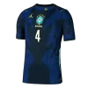 Brazil MARQUINHOS #4 Custom Player Version Away Soccer Jersey World Cup 2026 - bestsoccerstore