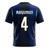 Brazil MARQUINHOS #4 Soccer Jersey Away Custom Shirt World Cup 2026 - bestsoccerstore