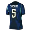 Brazil CASEMIRO #5 Custom Player Version Away Soccer Jersey World Cup 2026 - bestsoccerstore