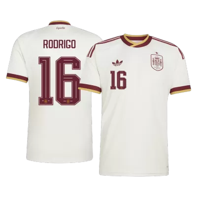 Spain RODRIGO #16 Soccer Jersey Away Custom Shirt World Cup 2026 - bestsoccerstore