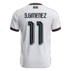 Mexico S.GIMENEZ #11 Soccer Jersey Away Custom Shirt World Cup 2026 - bestsoccerstore