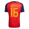 Spain RODRIGO #16 Soccer Jersey Home Custom Shirt World Cup 2026 - bestsoccerstore