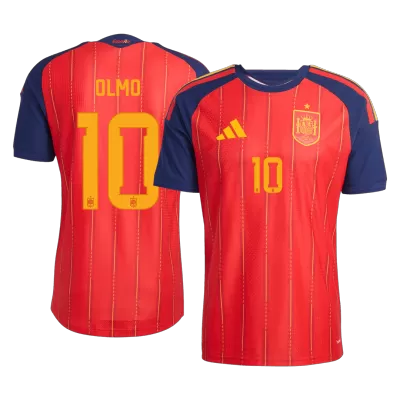 Spain OLMO #10 Custom Player Version Home Soccer Jersey World Cup 2026 - bestsoccerstore