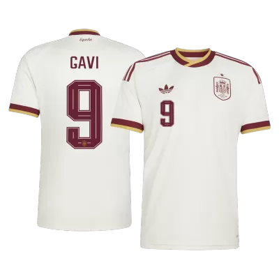 Spain GAVI #9 Soccer Jersey Away Custom Shirt World Cup 2026 - bestsoccerstore