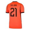 Netherlands F.DE JONG #21 Soccer Jersey Home Custom Shirt World Cup 2026 - bestsoccerstore