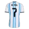 Argentina DE PAUL #7 Player Version Home Soccer Jersey World Cup 2026 - bestsoccerstore