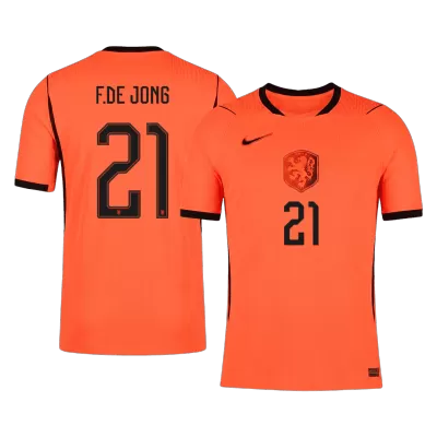 Netherlands F.DE JONG #21 Custom Player Version Home Soccer Jersey World Cup 2026 - bestsoccerstore