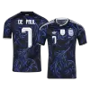 Argentina DE PAUL #7 Soccer Jersey Away Custom Shirt World Cup 2026 - bestsoccerstore