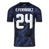 Argentina E. FERNÁNDEZ #24 Soccer Jersey Away Custom Shirt World Cup 2026 - bestsoccerstore
