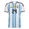 Argentina E. FERNÁNDEZ #24 Soccer Jersey Home Shirt World Cup 2026 - bestsoccerstore
