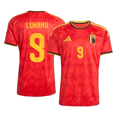 Belgium LUKAKU #9 Soccer Jersey Home Custom Shirt World Cup 2026 - bestsoccerstore