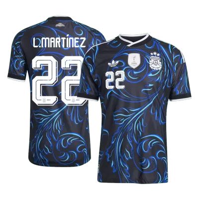 Argentina L. MARTÍNEZ #22 Custom Player Version Away Soccer Jersey World Cup 2026 - bestsoccerstore