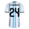 Argentina E. FERNÁNDEZ #24 Player Version Home Soccer Jersey World Cup 2026 - bestsoccerstore